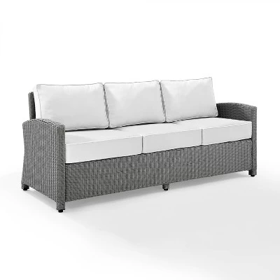 Bradenton Outdoor Wicker Sofa - Crosley 14 Bradenton Outdoor Wicker Sofa - Crosley - Image 14