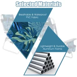 Costway 4PCS Folding Backpack Beach Chair Reclining Camping Chair W/ Storage Bag -Outdoor Comfort Deals Store GUEST 7f82bb53 567e 4341 b3c8 107700f7dfe0