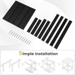 Costway 14'' Patio Adirondack Side End Table HDPE Square Weather Resistant Garden Black/Brown/Grey/White 19 Costway 14'' Patio Adirondack Side End Table HDPE Square Weather Resistant Garden Black/Brown/Grey/White -Outdoor Comfort Deals Store GUEST 7f837b13 e9b2 4132 bdd5 2b76a52a7b47
