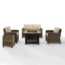 Crosley 5pc Bradenton Steel Outdoor Patio Fire Pit Furniture Set -Outdoor Comfort Deals Store GUEST 814dd3c3 7a11 4ef8 abbc 09d4f7b9f068