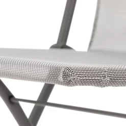 Lafuma Balcony II Colorblock Batyline Iso Fabric Steel Frame Lightweight Foldable Portable Patio, Lawn, And Garden Bistro Chair, Titane Gray, Set Of 2 -Outdoor Comfort Deals Store GUEST 83a5a52a 7f95 409a b51c ad071569b7cc