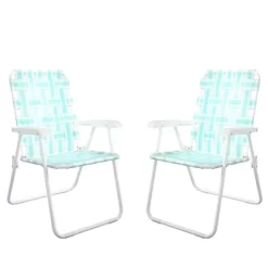 Priscilla Outdoor Folding Chair - Aqua - Novogratz -Outdoor Comfort Deals Store GUEST 85c2e04b 520a 4769 91c4 e551ba9ed412