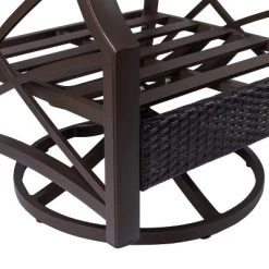 Kinger Home Novi 5-Piece Rattan Wicker Propane Fire Pit Set With An Aluminum Frame -Outdoor Comfort Deals Store GUEST 878a44a7 98cd 4bd7 8be2 6ccb5c84196c