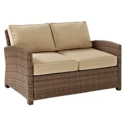 Bradenton Outdoor Wicker Loveseat - Crosley -Outdoor Comfort Deals Store GUEST 893be6c2 82d7 4841 9fad 0fdd4a5e3945