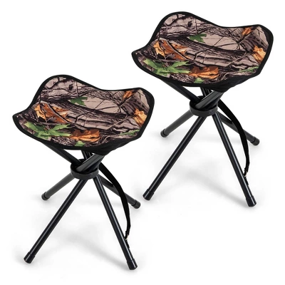 Costway 2 Pack Folding Hunting Stool Lightweight Foldable Outdoor Stool Seat 9 Costway 2 Pack Folding Hunting Stool Lightweight Foldable Outdoor Stool Seat - Image 9