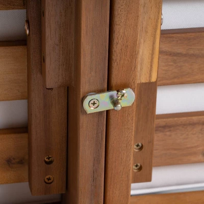 Oana 9pc Acacia Wood Sectional Sofa Set - Teak/Beige - Christopher Knight Home 2 Oana 9pc Acacia Wood Sectional Sofa Set - Teak/Beige - Christopher Knight Home - Image 2