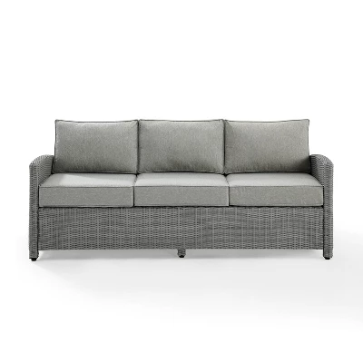 Bradenton Outdoor Wicker Sofa - Crosley 13 Bradenton Outdoor Wicker Sofa - Crosley - Image 13
