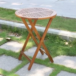 3pc Wood Patio Bistro Set - Brown - Merry Products -Outdoor Comfort Deals Store GUEST 8dc74d4a f489 42cd b97d 1c6450332502