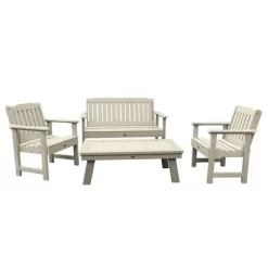 4pc Lehigh Garden Adirondack Conversation Patio Set - Highwood -Outdoor Comfort Deals Store GUEST 916479bf 8dfa 43de b7c5 ef5d9ce00224