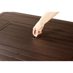 Oakland Living Aluminum Rectangle 48" X 36" 55000 BTUs Propane Outdoor Patio Dining Table With Fire Pit Glass With Two Covers -Outdoor Comfort Deals Store GUEST 9521d2b8 7bf6 4c20 be71 4804951e0a6f