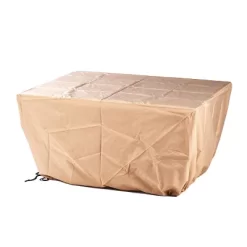 5pc Set With 48" Rectangle Outdoor Aluminum Fire Table & Four Swivel Rocking Chairs & Wind Blocker - Oakland Living -Outdoor Comfort Deals Store GUEST 97393a97 6587 43e2 aae9 58288ef92ca8 1