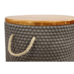 Modern Cement Accent Patio Table - Brown - Olivia & May -Outdoor Comfort Deals Store GUEST 994b6c54 f466 4e3d a230 08d3f2c8ced3