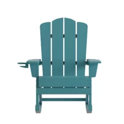 Merrick Lane Adirondack Chair With Cup Holder And Pull Out Ottoman, All-Weather HDPE Indoor/Outdoor Chair -Outdoor Comfort Deals Store GUEST 9bb0eeb0 55b0 4690 9d76 795c306c50f4