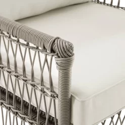 Thatcher Outdoor Steel Arm Chairs Creme/Driftwood - Crosley -Outdoor Comfort Deals Store GUEST 9dda6135 f976 4067 bce7 2144eb6bb9bb 1