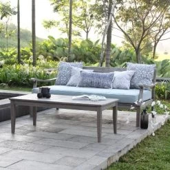 Sopra Wood Patio Daybed - Blue Spruce - Cambridge Casual
