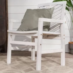 2pk Slatted Chevron Acacia Wood Patio Chairs - Saracina Home 24 2pk Slatted Chevron Acacia Wood Patio Chairs - Saracina Home -Outdoor Comfort Deals Store GUEST 9fa99a43 a90b 485d a0db f63d7f71c2a6