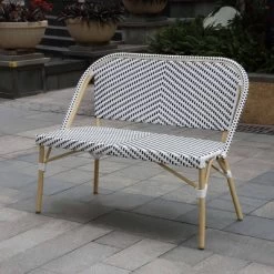 Alertis Patio Wicker Bench - MiBasics -Outdoor Comfort Deals Store GUEST a060422d adc8 4441 ac8e 1276f51fa86c