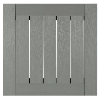 Lehigh 2pk Rocking Chairs With 1 Adirondack Side Table Coastal Teak Gray- Highwood 5 Lehigh 2pk Rocking Chairs With 1 Adirondack Side Table Coastal Teak Gray- Highwood - Image 5