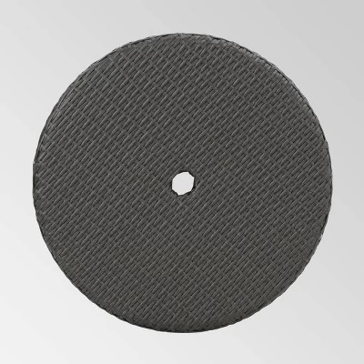 Hillhurst 5pc Wicker Round Dining Set Gray - Christopher Knight Home 2 Hillhurst 5pc Wicker Round Dining Set Gray - Christopher Knight Home - Image 2