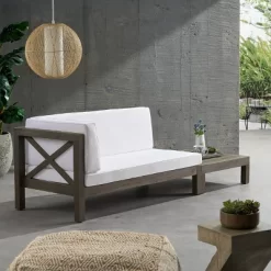2pc Brava Outdoor Acacia Wood Left Arm Loveseat & Coffee Table With Cushion Gray/White - Christopher Knight Home 11 2pc Brava Outdoor Acacia Wood Left Arm Loveseat & Coffee Table With Cushion Gray/White - Christopher Knight Home -Outdoor Comfort Deals Store GUEST a3a1113c af62 4429 ac4b c5153fbd5abe