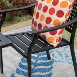 7pc Outdoor Dining Set With Chairs & Metal Table With Umbrella Hole - Captiva Designs -Outdoor Comfort Deals Store GUEST a3dbb7c3 5530 4d27 9d50 5c2283dbd599