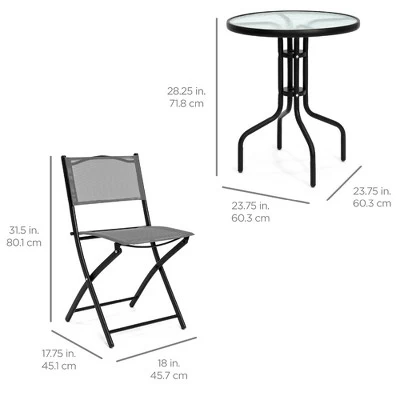 Best Choice Products 3-Piece Bistro Set 6 Best Choice Products 3-Piece Bistro Set - Image 6