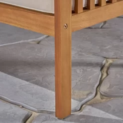 Carolina Acacia Wood Patio Sofa Teak - Christopher Knight Home -Outdoor Comfort Deals Store GUEST aad45312 7d8b 4c45 8149 02634213fe05