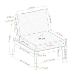 Saracina Home 4pc Modern Boho Eucalyptus Spindle Outdoor Sectional Set 16 Saracina Home 4pc Modern Boho Eucalyptus Spindle Outdoor Sectional Set -Outdoor Comfort Deals Store GUEST abd1fb09 b5d5 4ec6 aabe c7f92af6d682