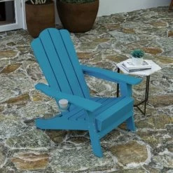 Merrick Lane Adirondack Chair With Cup Holder, Weather Resistant HDPE Adirondack Chair -Outdoor Comfort Deals Store GUEST aeb59b93 aab5 49ee b21a b2c51e5fb0de