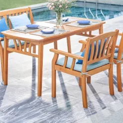 Kapalua 4pc Honey Nautical Wooden Patio Dining Set With Bench - Vifah 13 Kapalua 4pc Honey Nautical Wooden Patio Dining Set With Bench - Vifah -Outdoor Comfort Deals Store GUEST af4b4157 2f24 4f43 a929 894e49d9faf4