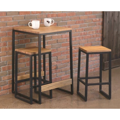 Berlin 3pc Patio Bistro Set - Merry Products 1 Berlin 3pc Patio Bistro Set - Merry Products