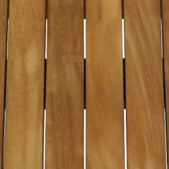 Sunnydaze Decor Sunnydaze Outdoor Solid Teak Wood With Stained Finish Nantasket Folding Bistro Table And Chairs - Brown - 3pc -Outdoor Comfort Deals Store GUEST afacd25b de80 4cee b3df 9afc80301a36