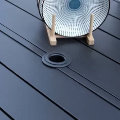 7pc Patio Dining Set With Rectangle Table With 2.6" Umbrella Hole & Padded Cushioned 360 Swivel Arm Chairs - Captiva Designs -Outdoor Comfort Deals Store GUEST b02036d0 d38c 4c03 890f 14ddfa21ebcd