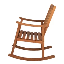 Perry Classic Slat-Back Acacia Wood Patio Outdoor Rocking Chair - JONATHAN Y -Outdoor Comfort Deals Store GUEST b14bb527 3501 401b 901c 8e393708c84a