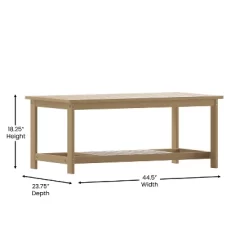 Merrick Lane All-Weather Poly Resin Wood Two Tiered Adirondack Slatted Coffee Conversation Table -Outdoor Comfort Deals Store GUEST b1950ce6 a74b 4a06 9579 69207af8c882 1