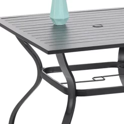 Captiva Designs 5pc Patio Dining Set With Square Table & 4 Metal Spring Motion Chairs -Outdoor Comfort Deals Store GUEST b2a61e6f 0be9 4481 9773 ede14053a0ba