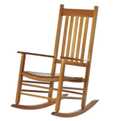 Outsunny Wooden Rocking Chair Indoor / Outdoor Rocker With High Back For Patio, Porch -Outdoor Comfort Deals Store GUEST b3bb50fb 5fda 41e0 843e 0f3fd5972589