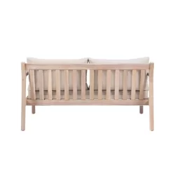 Linon Melita Acacia Two Seater Sofa Beige/White -Outdoor Comfort Deals Store GUEST b44a19f0 b3ac 4371 a338 17d1be296197