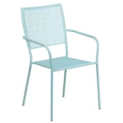 Emma And Oliver Commercial 28" Square Metal Folding Patio Table Set W/ 2 Square Back Chairs 8 Emma And Oliver Commercial 28" Square Metal Folding Patio Table Set W/ 2 Square Back Chairs -Outdoor Comfort Deals Store GUEST b45e38fe ebbf 416e bb09 ae9998e7ac39