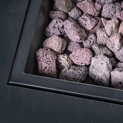 Malawi 10pc Acacia UShaped Sectional Sofa Set With Fire Pit Gray/Dark Gray - Christopher Knight Home 5 Malawi 10pc Acacia UShaped Sectional Sofa Set With Fire Pit Gray/Dark Gray - Christopher Knight Home - Image 5