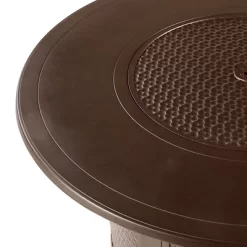 44" Round Aluminum 55000 BTUs Propane Casual Fire Table With 2 Covers - Oakland Living -Outdoor Comfort Deals Store GUEST b6318fdf 4376 4560 8f68 ff1123508f63