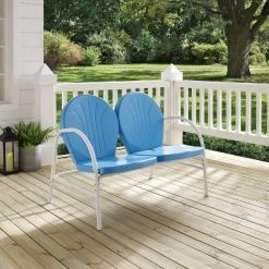 Griffith Outdoor Loveseat - Sky Blue - Crosley -Outdoor Comfort Deals Store GUEST b6f741a6 ceda 424b 8ade 7d649bc0b51b
