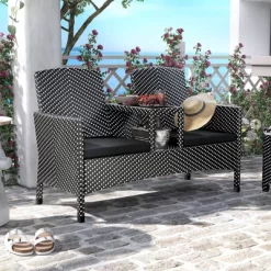2pc Maksville Aluminum Patio Loveseat & Storage Bench - MiBasics 20 2pc Maksville Aluminum Patio Loveseat & Storage Bench - MiBasics -Outdoor Comfort Deals Store GUEST b7253c45 94bf 4d27 a872 54c60a136f80