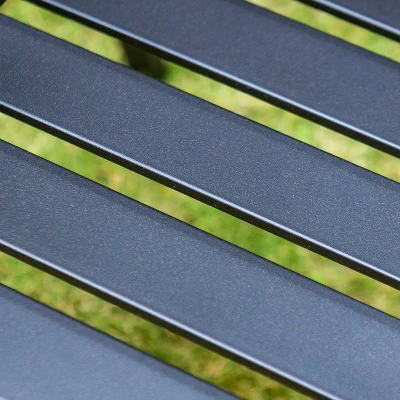 2pk Outdoor Steel Stackable Dining Chairs - Captiva Designs 5 2pk Outdoor Steel Stackable Dining Chairs - Captiva Designs - Image 5