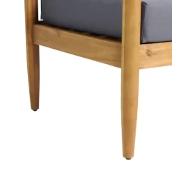 Magnolia Patio Acacia Wood Loveseat - Teak/Dark Gray - Christopher Knight Home -Outdoor Comfort Deals Store GUEST b84e2659 b935 48d3 8d84 84a54c77baa0