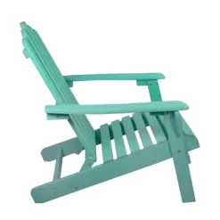 Northlight 36" Green Classic Folding Wooden Adirondack Chair -Outdoor Comfort Deals Store GUEST b8d76332 ecd8 40b1 bdeb 4eb642d7906e