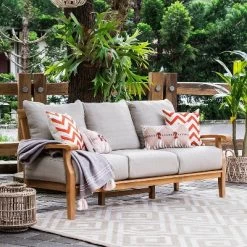Caterina Teak Patio Sofa With Cushion - Beige - Cambridge Casual 11 Caterina Teak Patio Sofa With Cushion - Beige - Cambridge Casual -Outdoor Comfort Deals Store GUEST b8de7c84 afb2 4657 a008 b96a73026fef