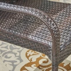 Hayes 9pc Wood & Wicker Expandable Dining Set - Natural/Brown - Christopher Knight Home -Outdoor Comfort Deals Store GUEST b9abd3b6 981a 4952 aca9 a98aed35b506