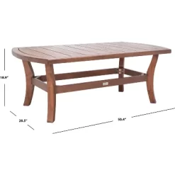 Payden Outdoor Coffee Table - Natural - Safavieh -Outdoor Comfort Deals Store GUEST b9aca609 90d8 4e50 9eaa 668badc90ba0