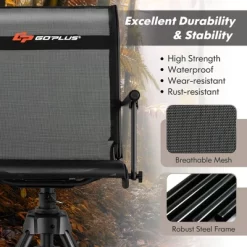 Costway Swivel Hunting Chair W/4 360°Adjustable Legs Folding Silent Swivel Blind Chair -Outdoor Comfort Deals Store GUEST b9e305e9 08bc 41ea 97a3 792e720fdb80